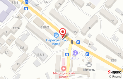 Гастроном Перекресток в Буйнакске на карте
