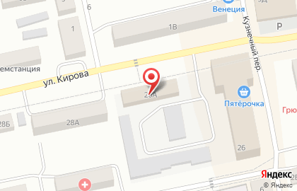 Гостиница Провинция на улице Кирова на карте