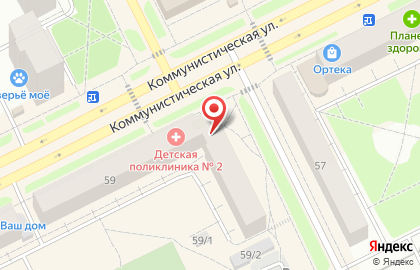 Ювелирный салон Топаз-с на Коммунистической улице на карте