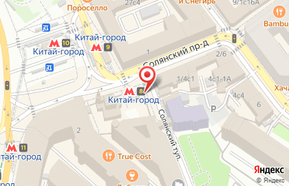Цветочный киоск на Славянской площади на карте