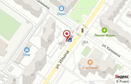 Екатеринбургский мясокомбинат на улице Ильича на карте