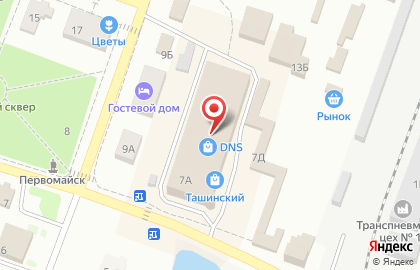 Магазин цифровой и бытовой техники DNS на Октябрьской улице на карте