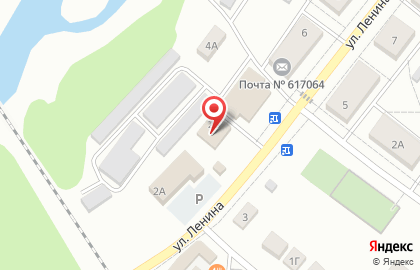 Магазин Красное & Белое на улице Ленина в Краснокамске на карте