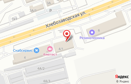 Магазин автозапчастей Камаз-мастер на Хлебозаводской улице на карте