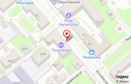 IT-компания СКБ Контур на Козлёнской улице на карте