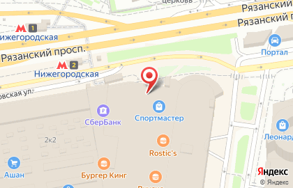 Банкомат МИнБанк на Рязанском проспекте, 2 к 2 на карте