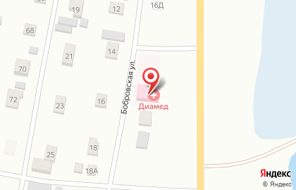 Медицинский центр Диамед+ на Бобровской улице в Кинеле на карте