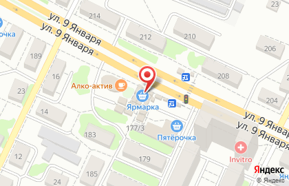 Киоск по продаже колбасных изделий в Советском районе на карте