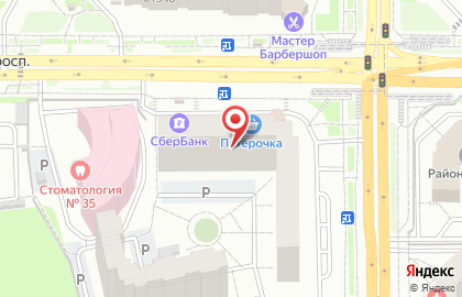 Проспект в Тверском районе на карте