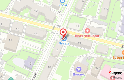 Львуха на карте