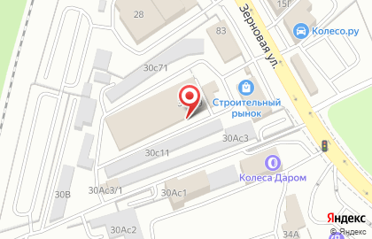 Магазин напольных покрытий на Зерновой улице на карте