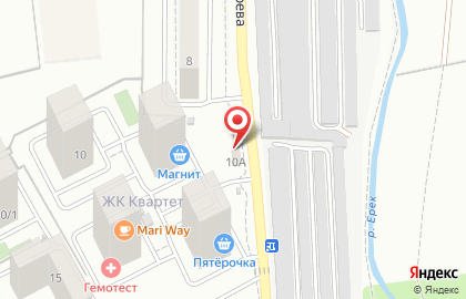 Строительная компания Стройинжиниринг на улице Снесарева на карте