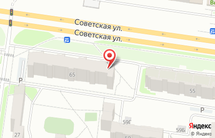 Служба экспресс-доставки Сдэк на Советской улице на карте