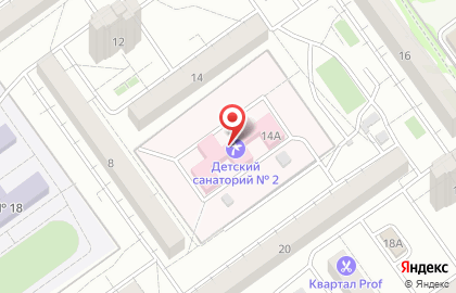 Волгоградский областной детский санаторий в Тракторозаводском районе на карте