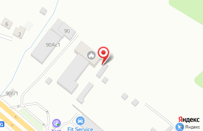 Трасса в Октябрьском районе на карте