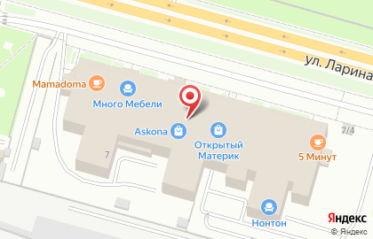 Магазин мебели Аверс на карте
