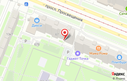 Подростково-молодежный клуб "Огонёк" на карте