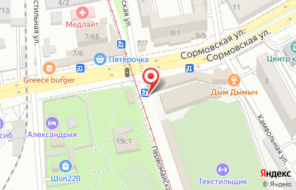 Комиссионный магазин Победа на Сормовской улице на карте