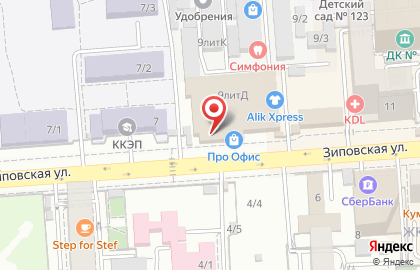 Магазин Ивановский трикотаж в Краснодаре на карте