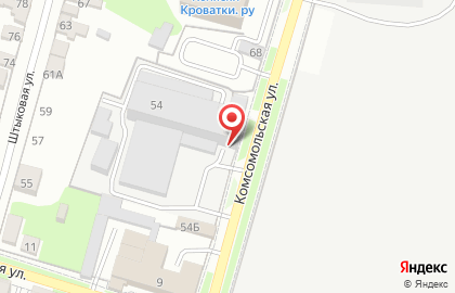 Тульская макаронная фабрика на карте