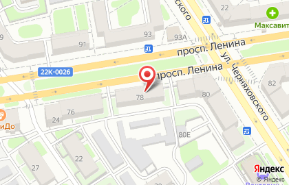 Магазин инструмента и крепежа Надежный крепеж на проспекте Ленина на карте