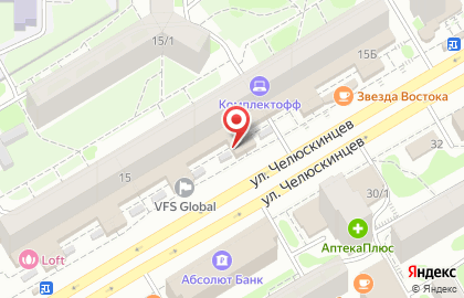 Фирменный магазин Сомелье на Площади Гарина-Михайловского на карте