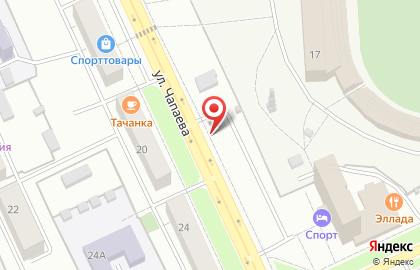 Автостоянка в Чебоксарах на карте