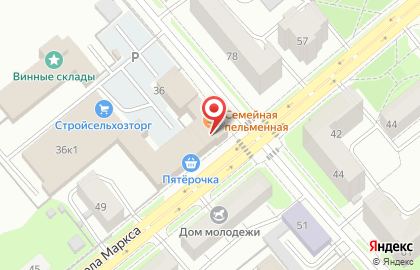 Магазин разливных напитков на улице Томина на карте