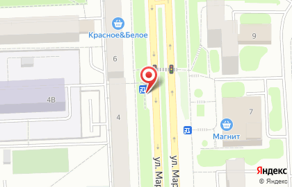 Кафе быстрого питания Шаурмафия на улице Маршала Жукова на карте