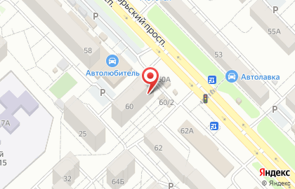 Специализированный магазин Рено-маркет на карте