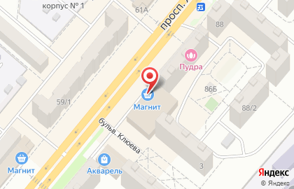 Кафе Пышка на проспекте Ленина на карте