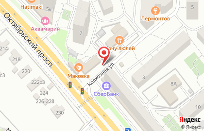 Киоск фастфудной продукции на Лермонтовском проспекте на карте