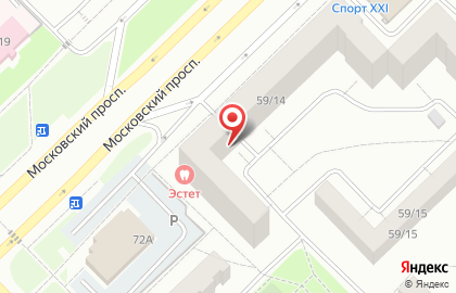 Парикмахерская в Казани на карте