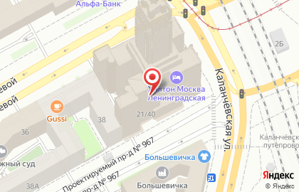 Салон лазерной эпиляции Тиффани на Каланчёвской улице на карте