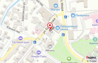 Продовольственный магазин Орион на улице Ермолова на карте