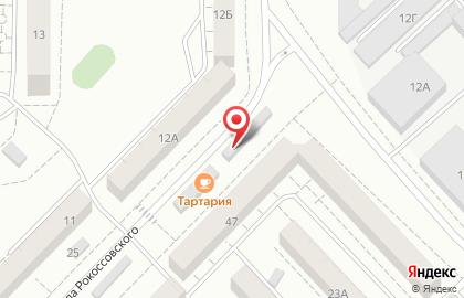 Магазин автотоваров Автострада на улице Маршала Рокоссовского на карте