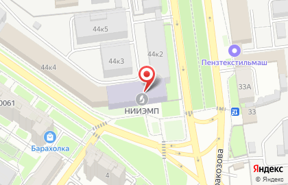 Банкомат Банк ВТБ 24, филиал в г. Пензе в Железнодорожном районе на карте