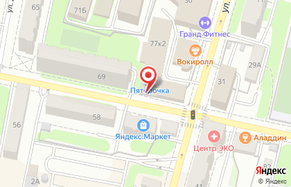 Магазин спортивного питания Доча Маркет на улице Суворова на карте