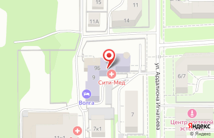 Медицинский центр Сити-Мед в Чебоксарах на карте