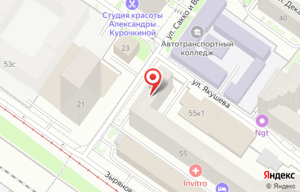 Студия красоты Яны Быстрицкой на карте