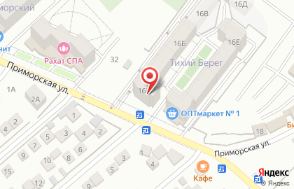 Стоматологическая клиника Smile Design на Приморской улице на карте