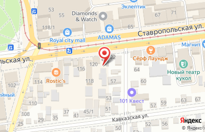 Гостиница Ля Кубань на карте