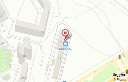 Экспресс-автомойка Аквабан на карте