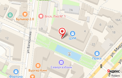 ТЦ ЦУМ на Благовещенской улице на карте