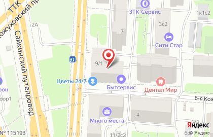 Лаборатория современного театра на 6-й Кожуховской улице на карте