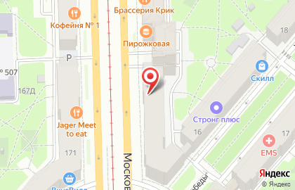 ЗАГС Московского района на карте