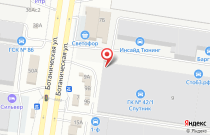 Магазин разливного пива ДНО в Автозаводском районе на карте