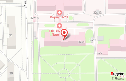 Научно-исследовательский институт пульмонологии ФМБА России в Москве на карте