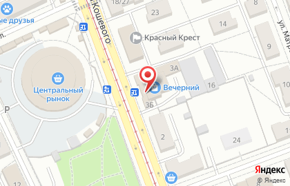 ТЦ Вечерний в Ангарске на карте