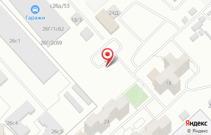 Автостоянка в Красноярске на карте